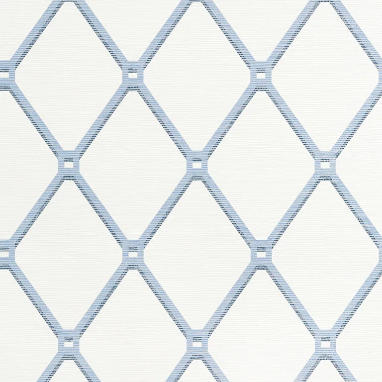 Thibaut Easom Trellis in Blue (T4052)