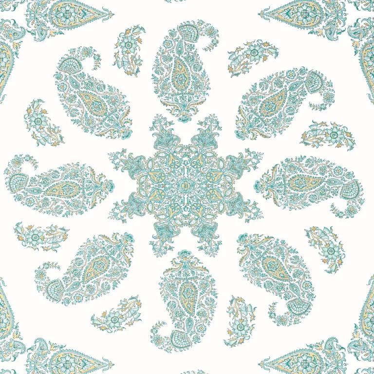 Thibaut East India in Seaglass (T36428)