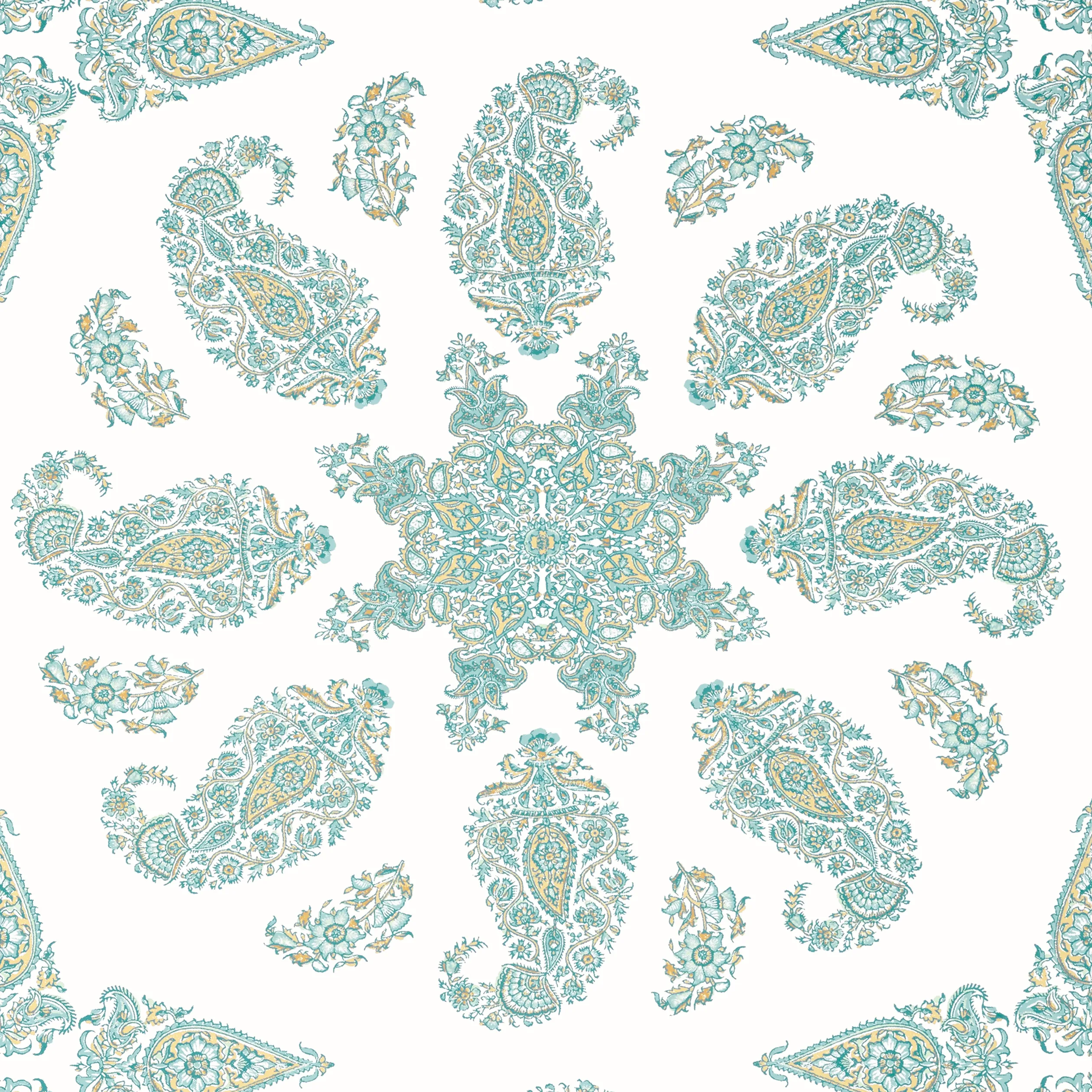 Thibaut East India in Seaglass (T36428)