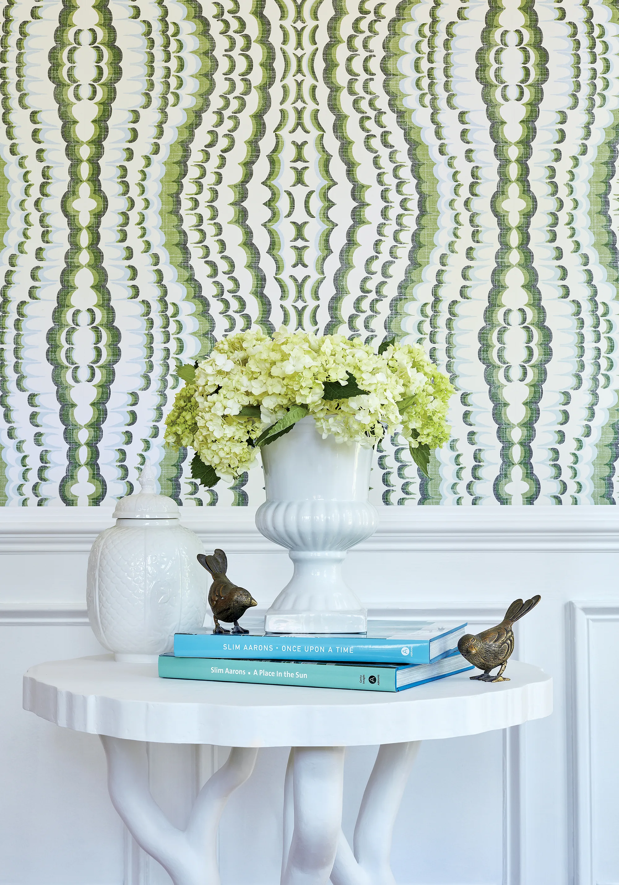 Thibaut Ebru in Green (T2984)