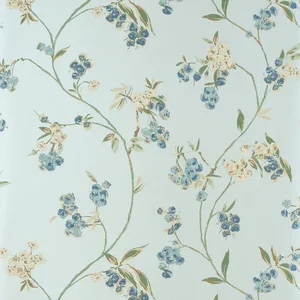 Anna French Edo Bloom in Blue on Pearl (AT16153)