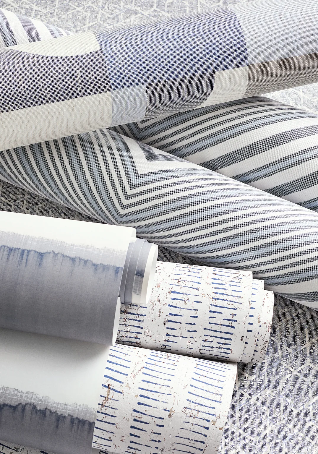 Thibaut Elevation in Blue and White (T12836)