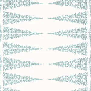 Anna French Ellery Stripe in Robin's Egg on White (AT24544)