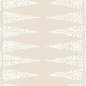 Anna French Ellery Stripe in White on Beige (AT24541)