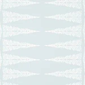 Anna French Ellery Stripe in White on Soft Blue (AT24542)