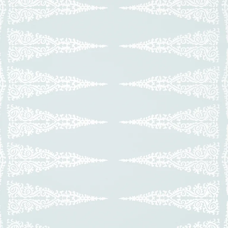 Anna French Ellery Stripe in White on Soft Blue (AT24542)