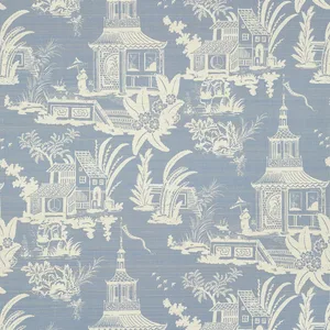 Thibaut Empress Court in Blue (T13649)