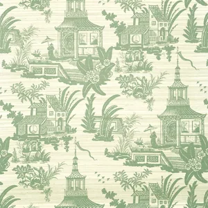 Thibaut Empress Court in Green (T13650)