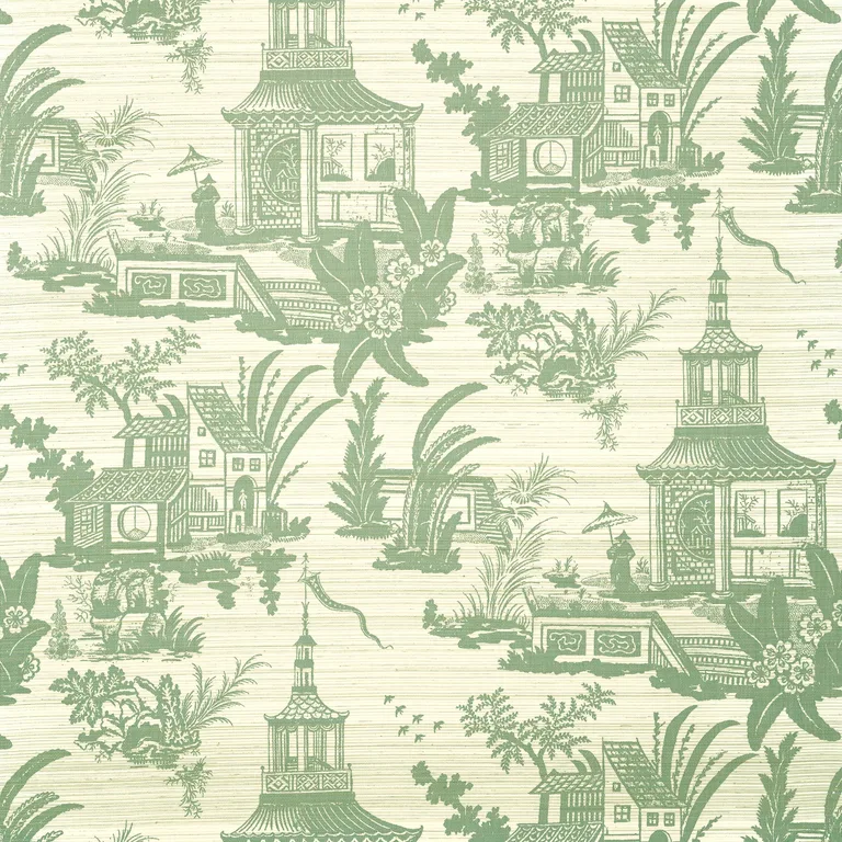 Thibaut Empress Court in Green (T13650)