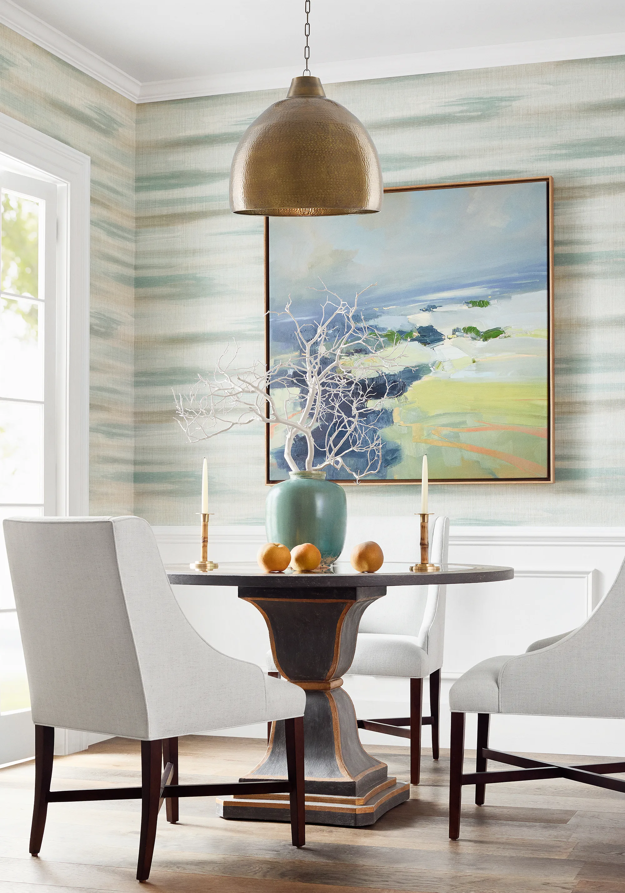 Thibaut Equinox in Spa Blue and Beige (T12823)
