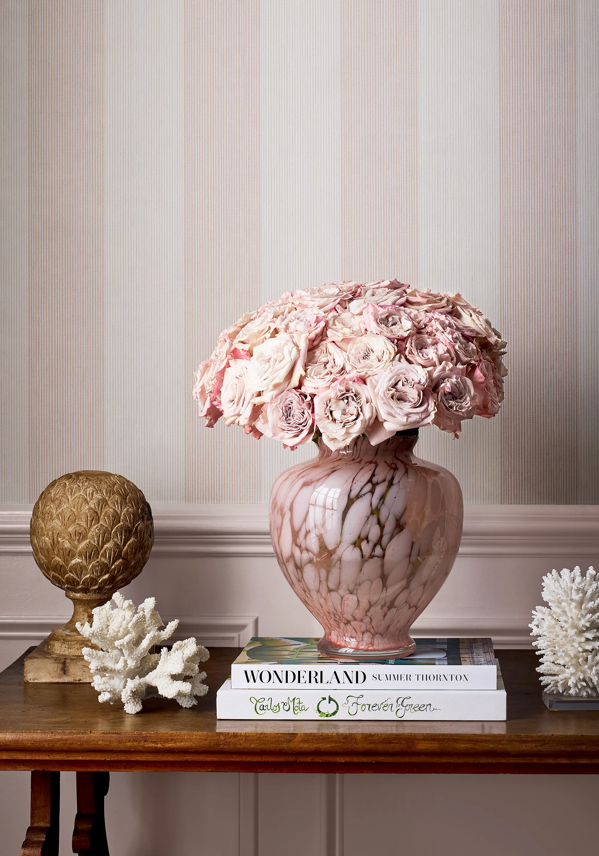Thibaut Evan Stripe in Blush (T44022)
