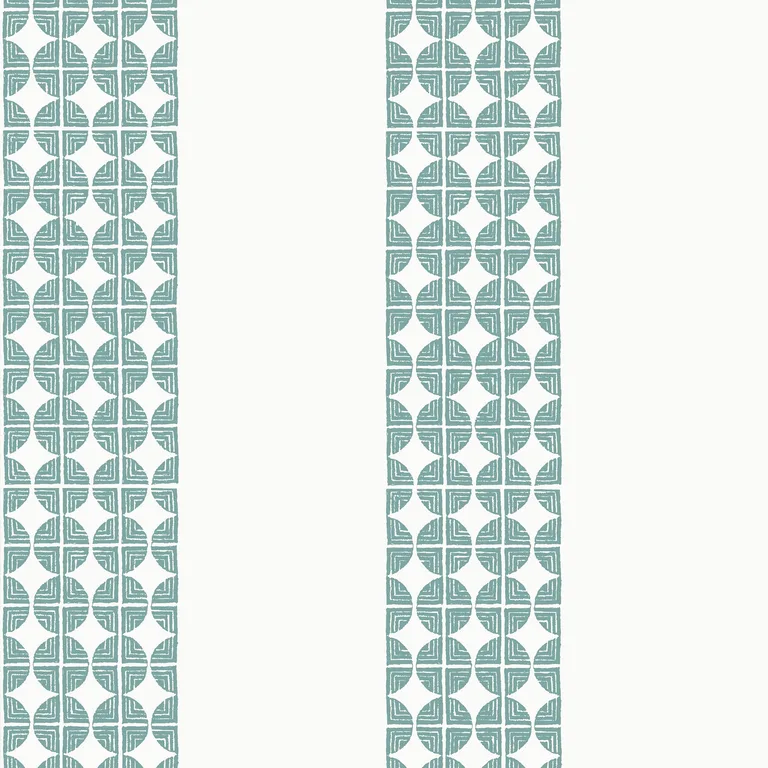Anna French Fairmont Stripe in Teal (AT23129)