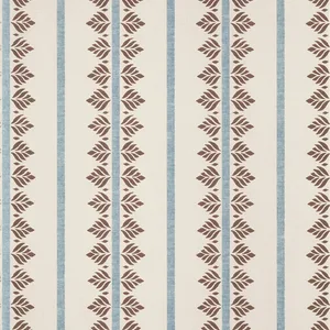 Anna French Fern Stripe in Brown and Slate (AT15106)