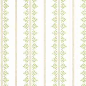 Anna French Fern Stripe in Green (AT15102)