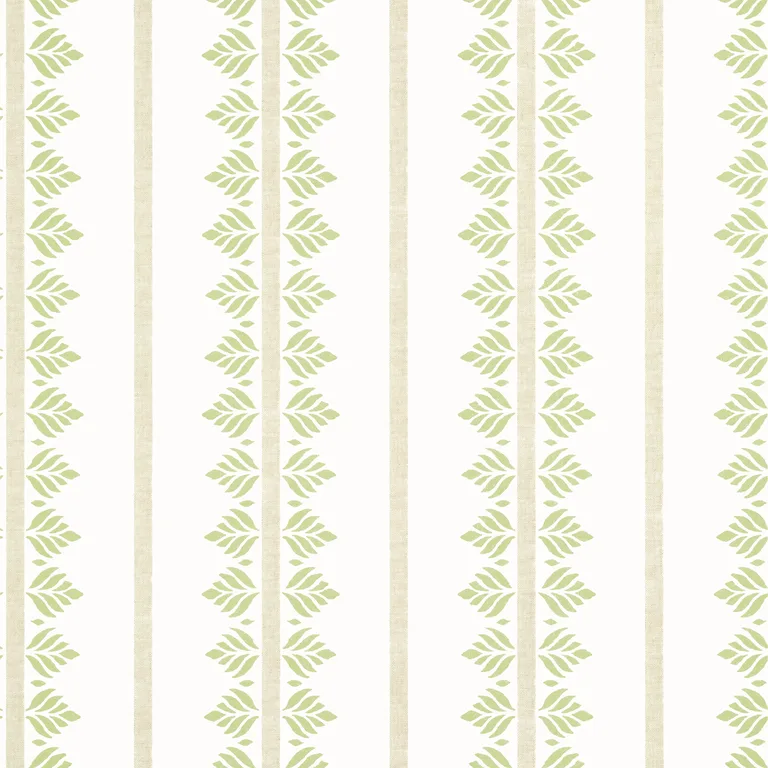 Anna French Fern Stripe in Green (AT15102)