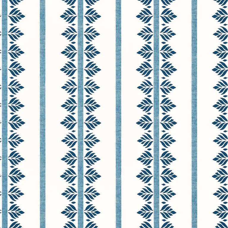 Anna French Fern Stripe in Navy (AT15101)