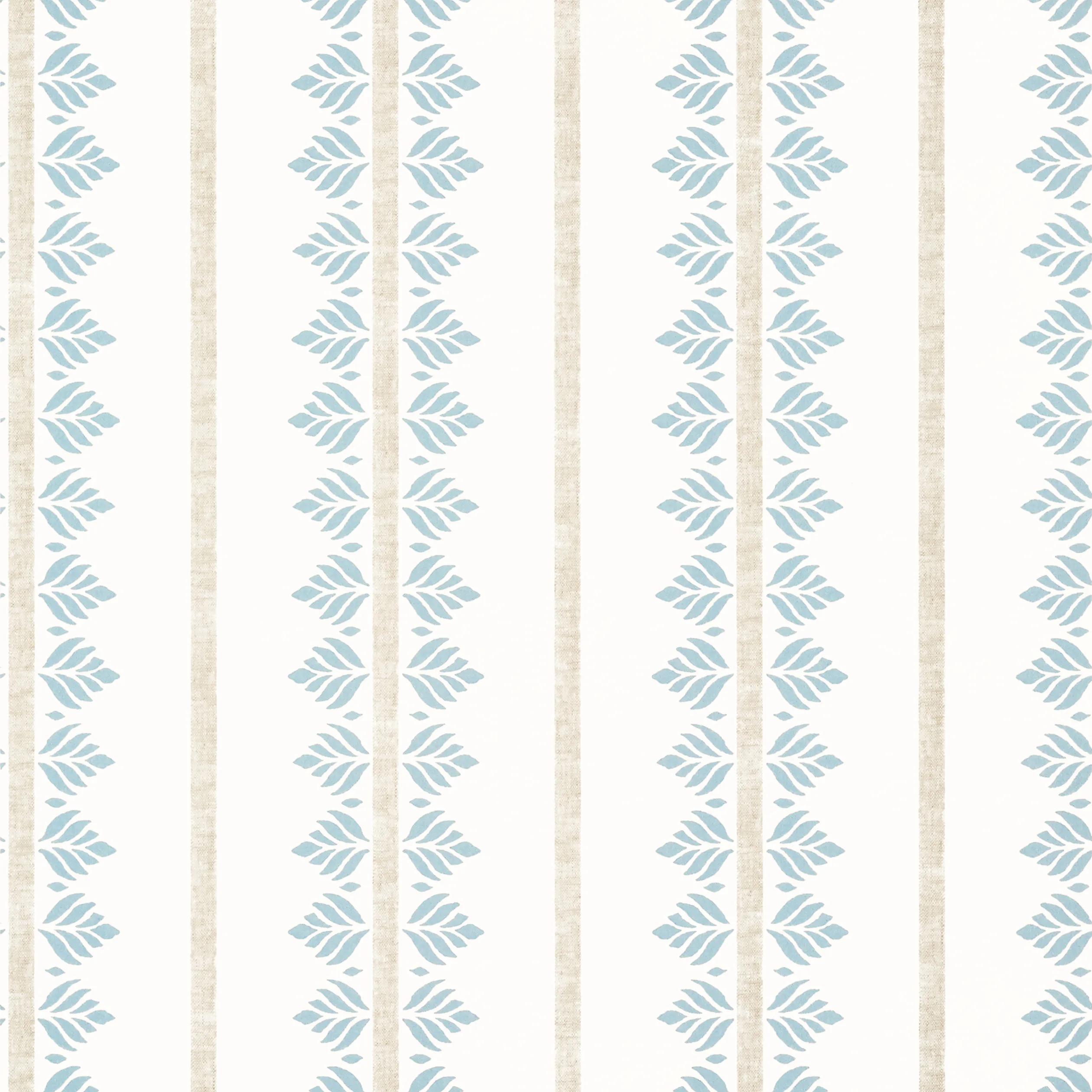 Anna French Fern Stripe in Spa Blue (AT15103)
