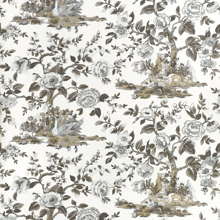 Thibaut Forest Lodge in Brown and White (TWW10540)