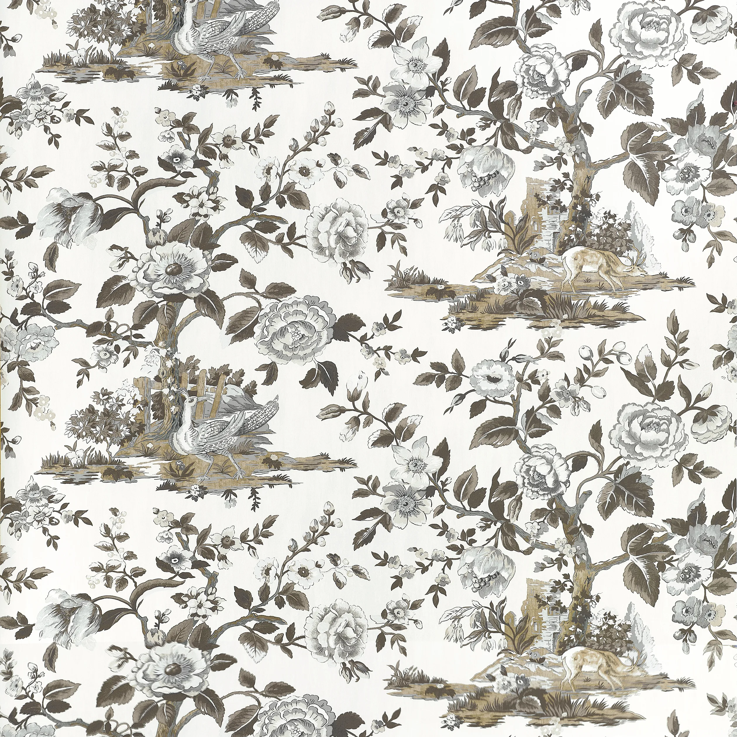 TWW10540 | Forest Lodge – Brown and White