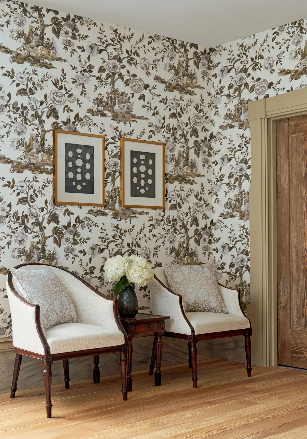 Thibaut Forest Lodge in Brown and White (TWW10540)