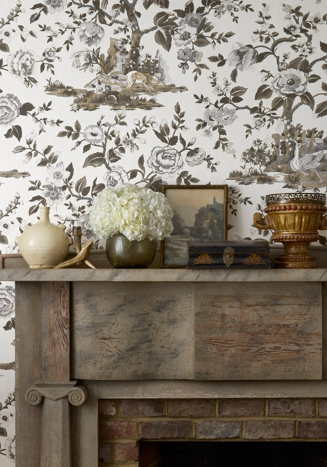 Thibaut Forest Lodge in Brown and White (TWW10540)