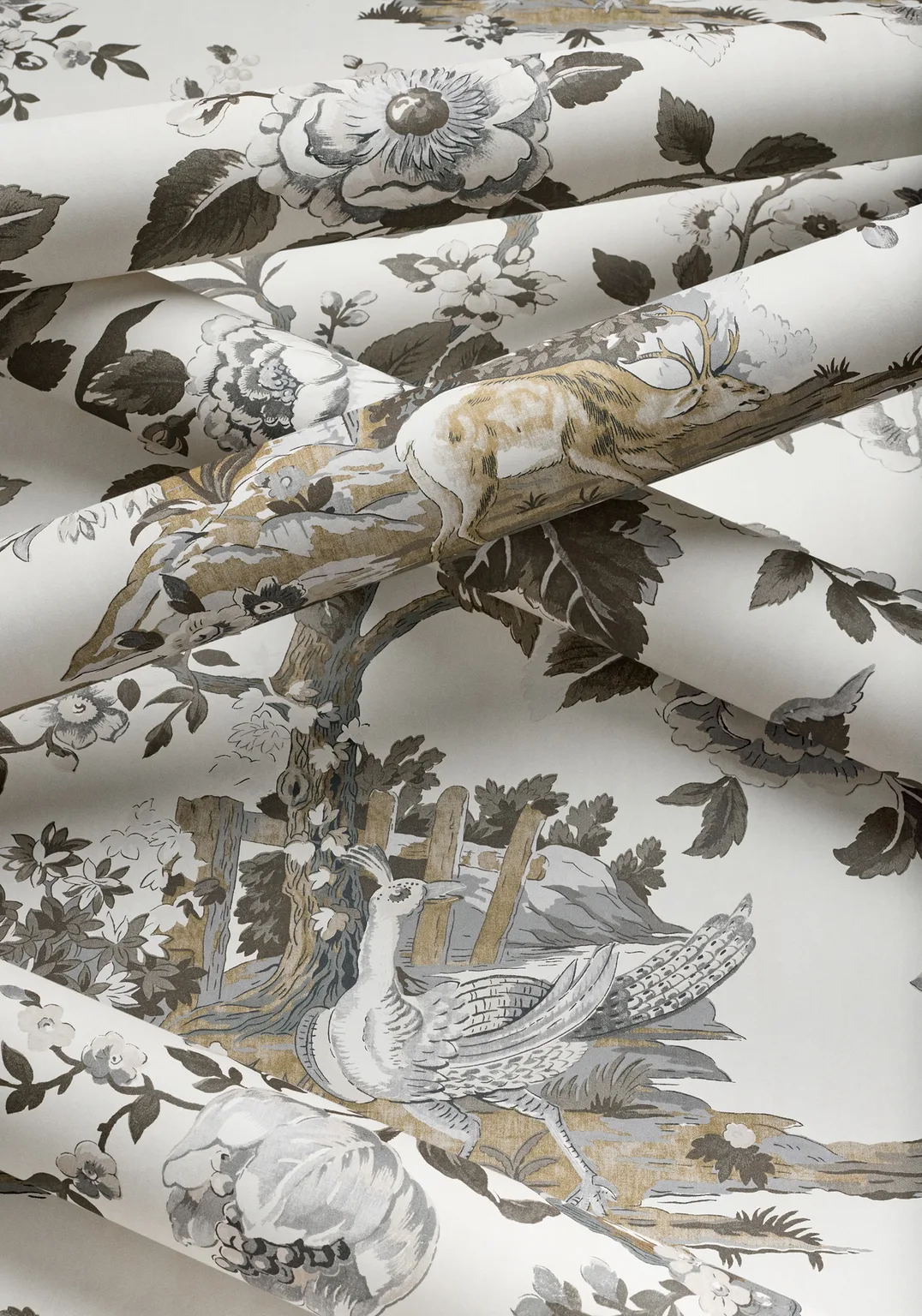 Thibaut Forest Lodge in Brown and White (TWW10540)