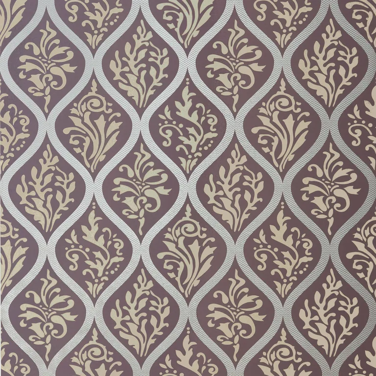 Anna French Francis in Metallic on Plum (AT1453)