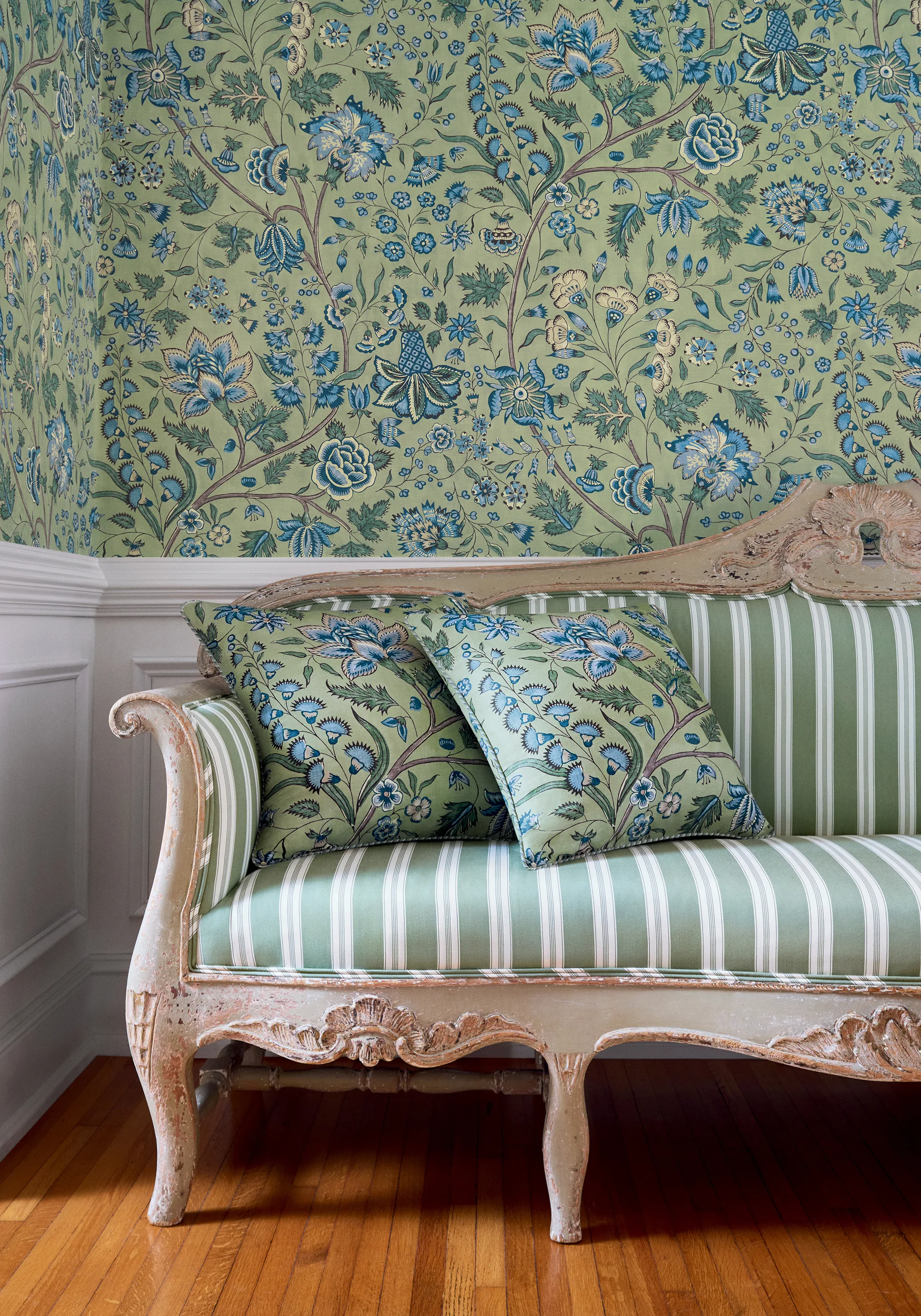 Anna French Francois in Green and Blue (AT10727)