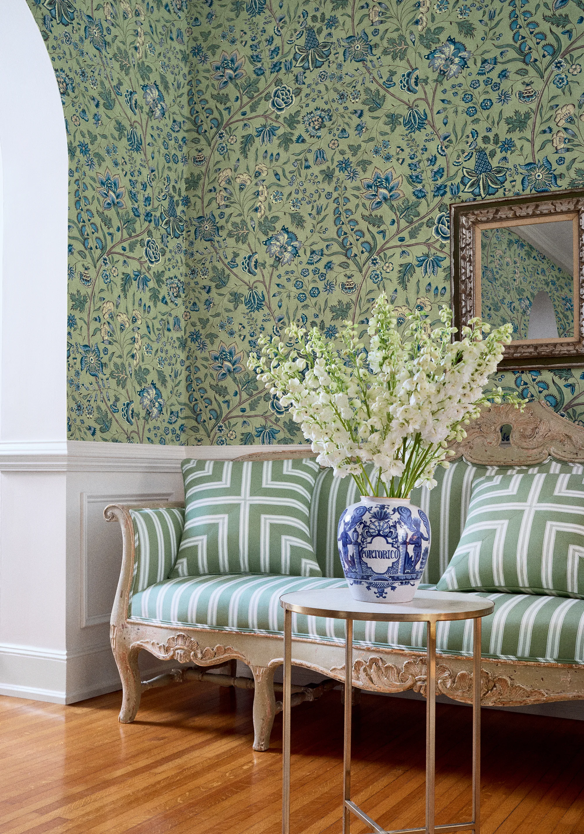 Anna French Francois in Green and Blue (AT10727)