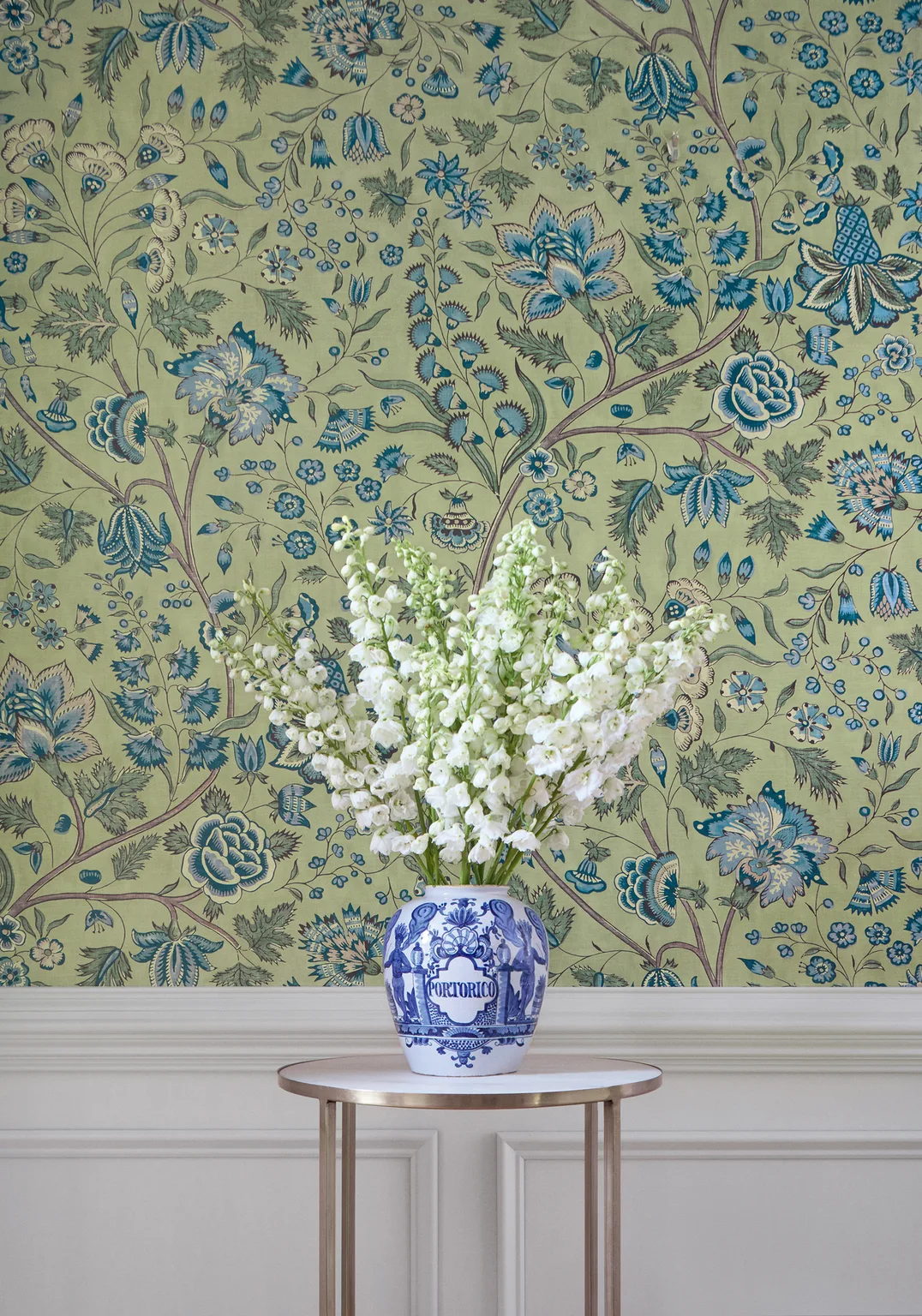 Anna French Francois in Green and Blue (AT10727)