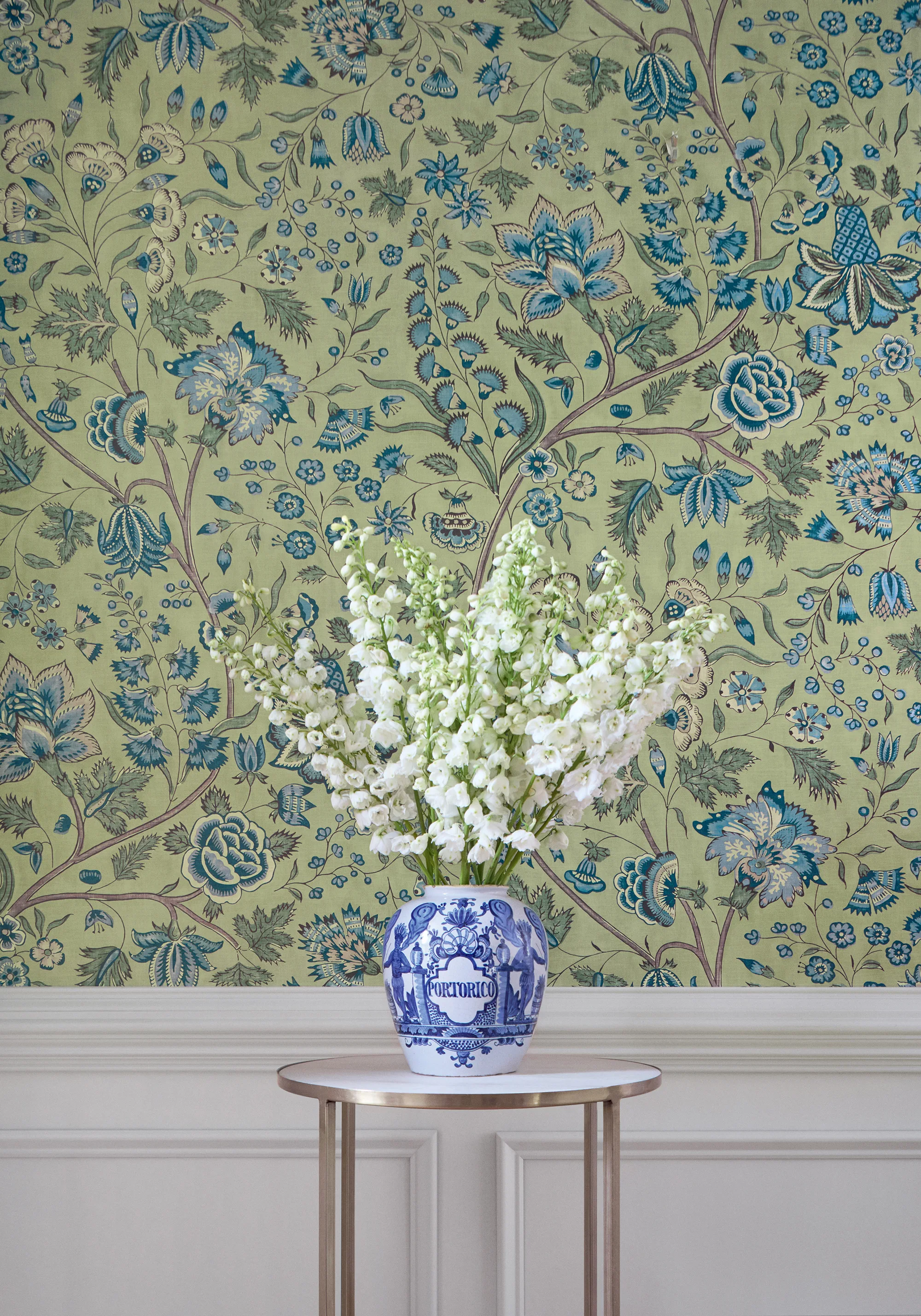 Anna French Francois in Green and Blue (AT10727)