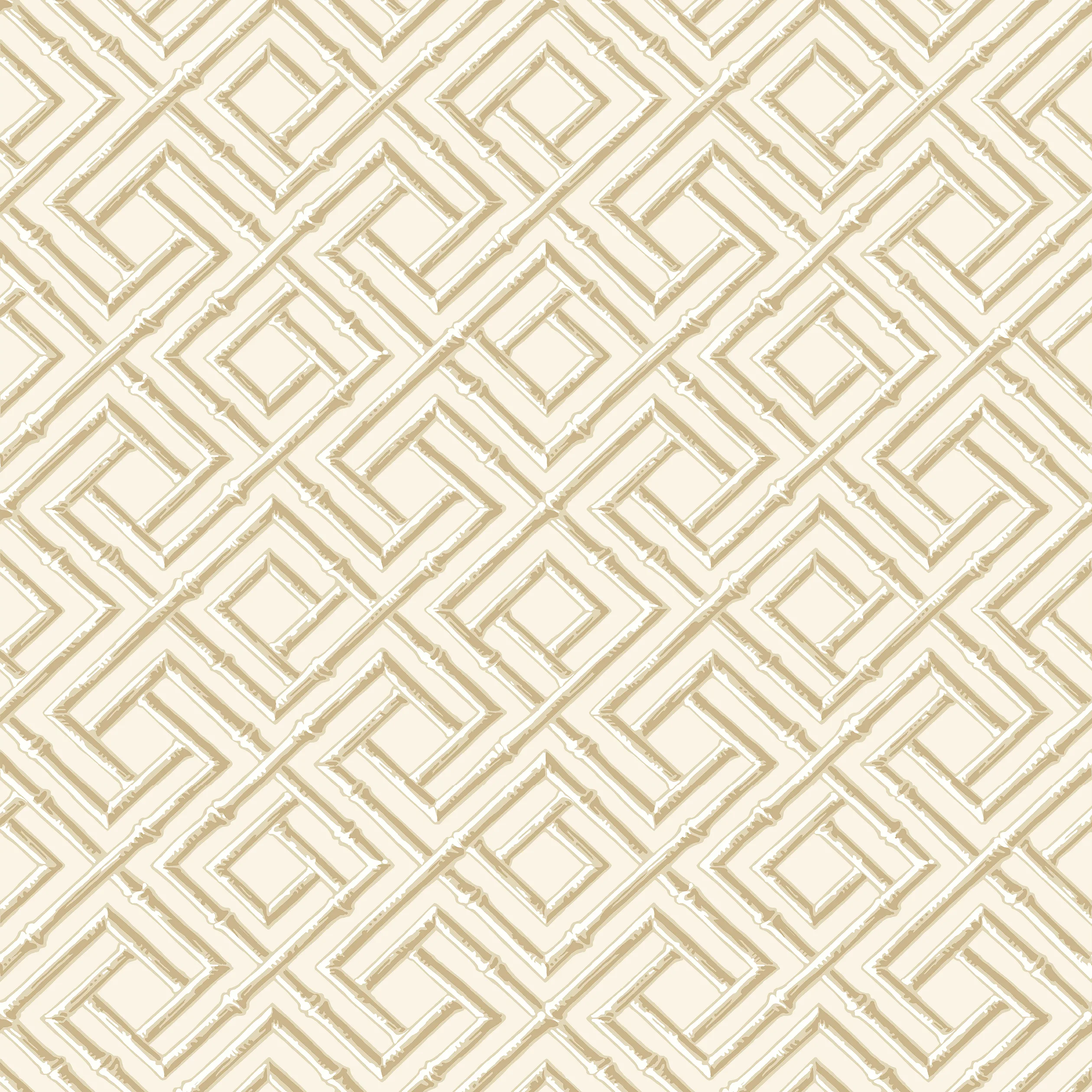 Thibaut French Lattice in Beige (T42047)