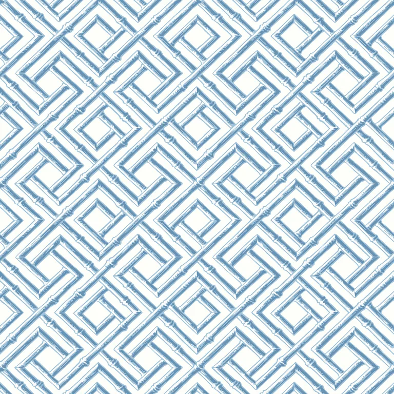 Thibaut French Lattice in Blue (T42048)