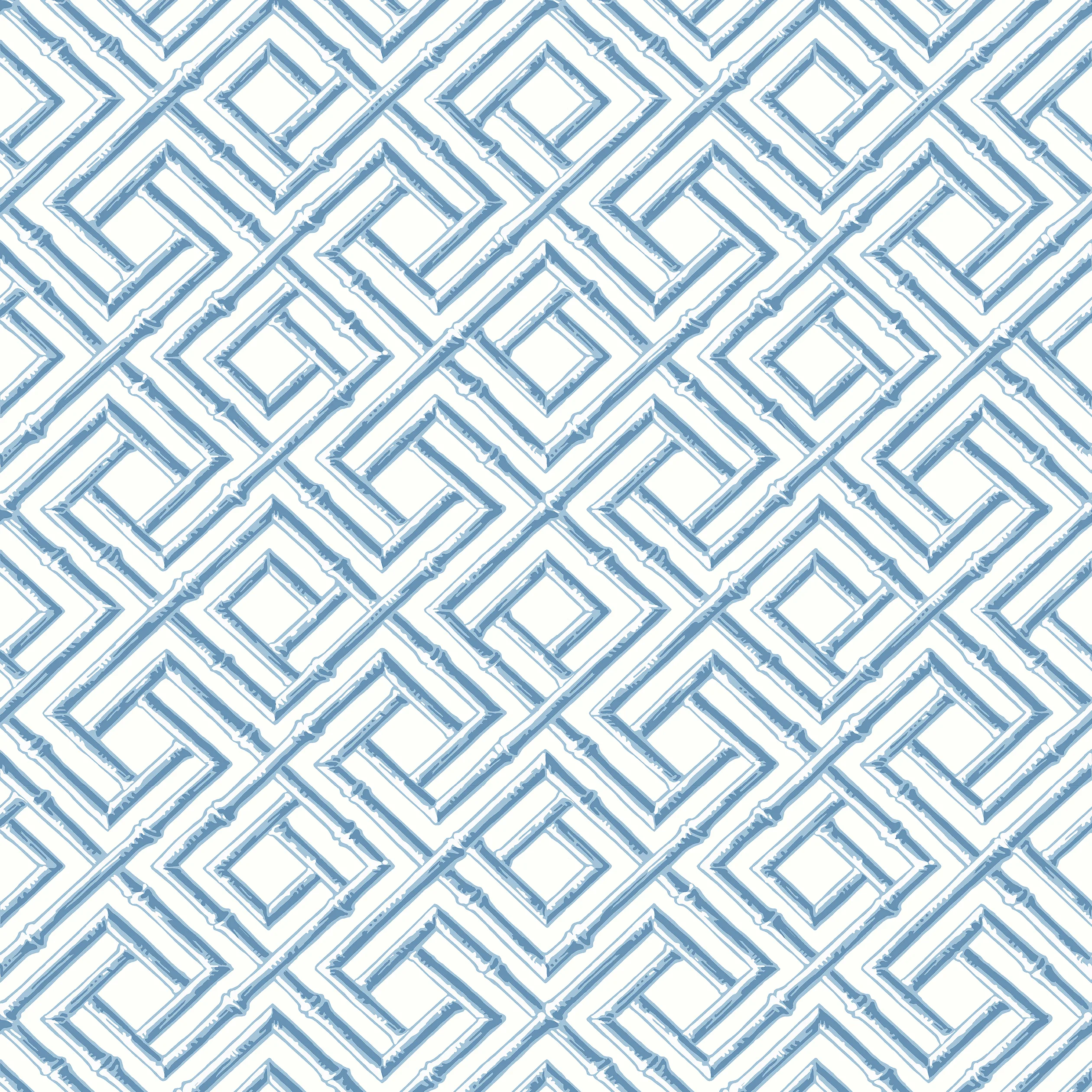 Thibaut French Lattice in Blue (T42048)