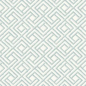 Thibaut French Lattice in Spa Blue (T42050)