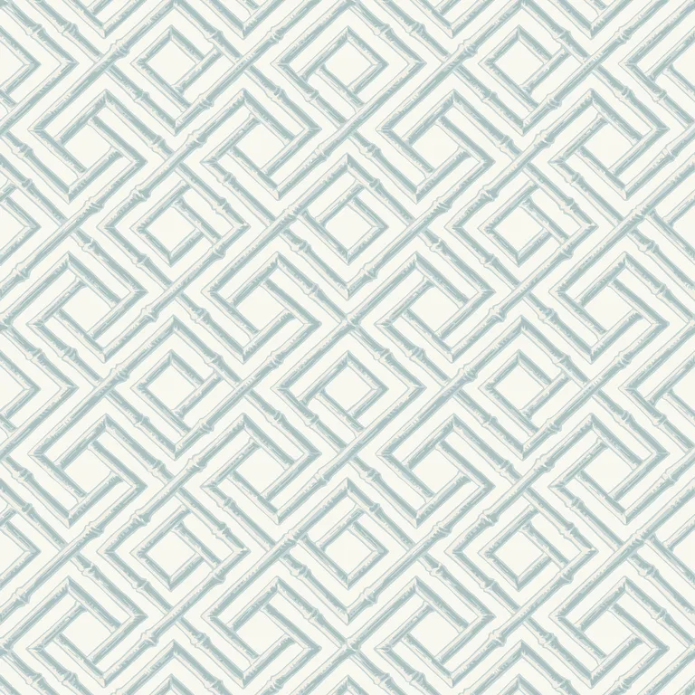 Thibaut French Lattice in Spa Blue (T42050)