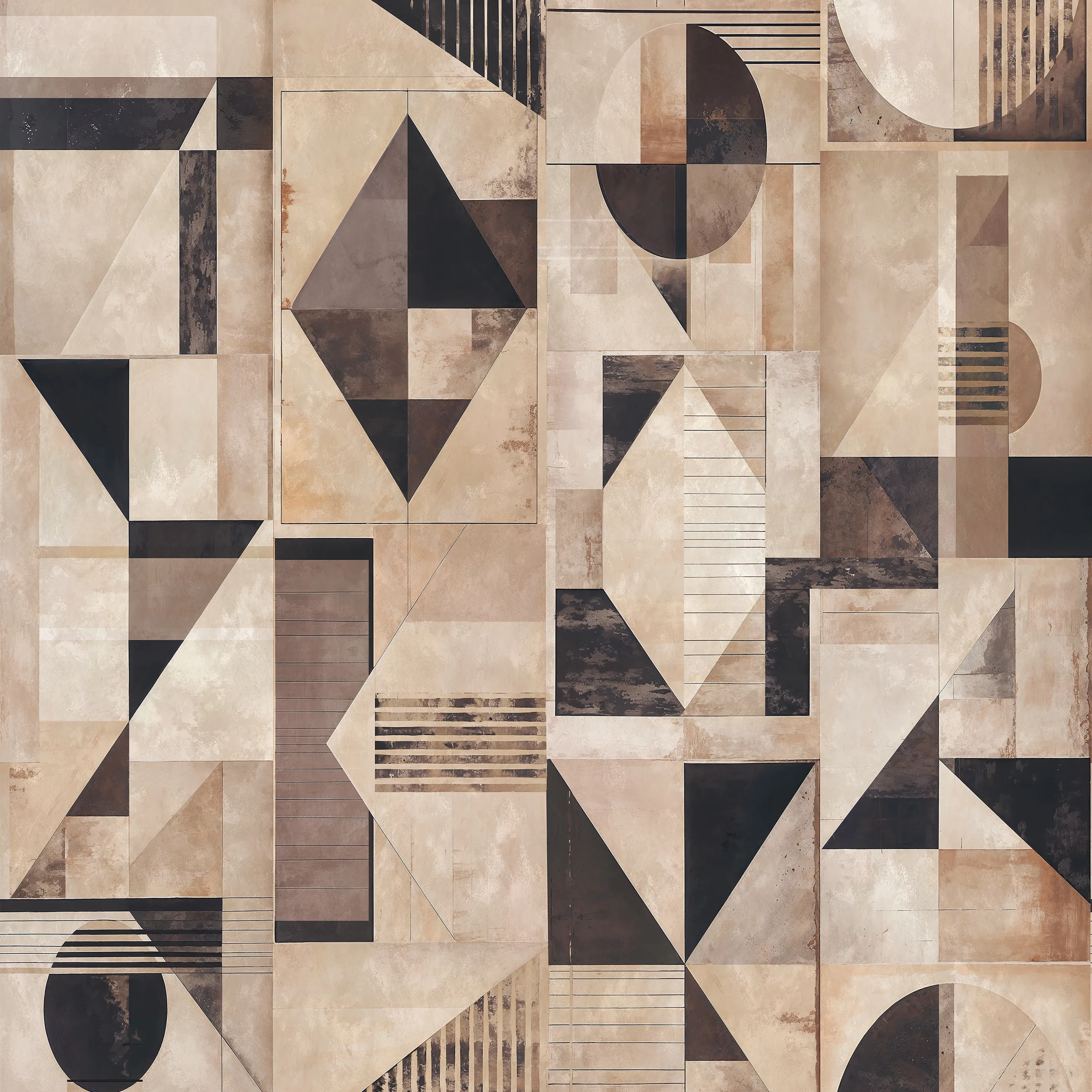 Thibaut Galaxy Mural in Graphite and Champagne (TM24433)