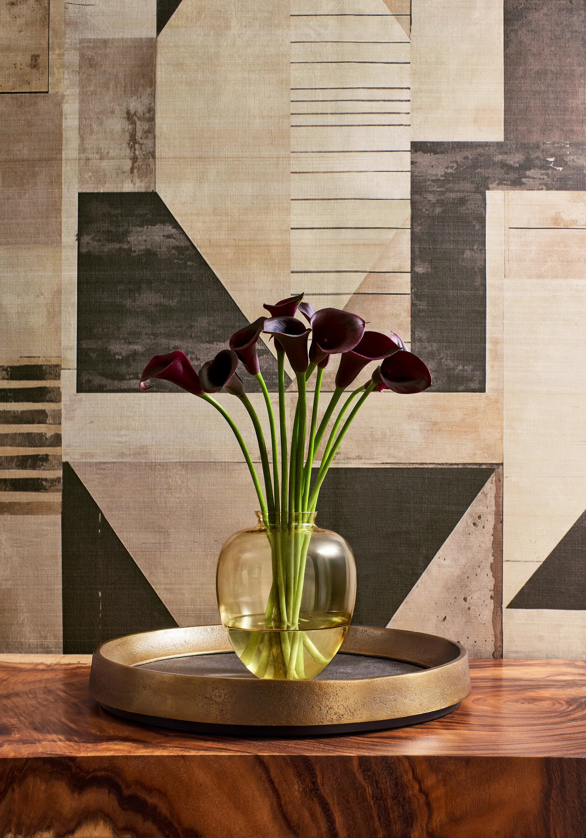 Thibaut Galaxy Mural in Graphite and Champagne (TM24433)