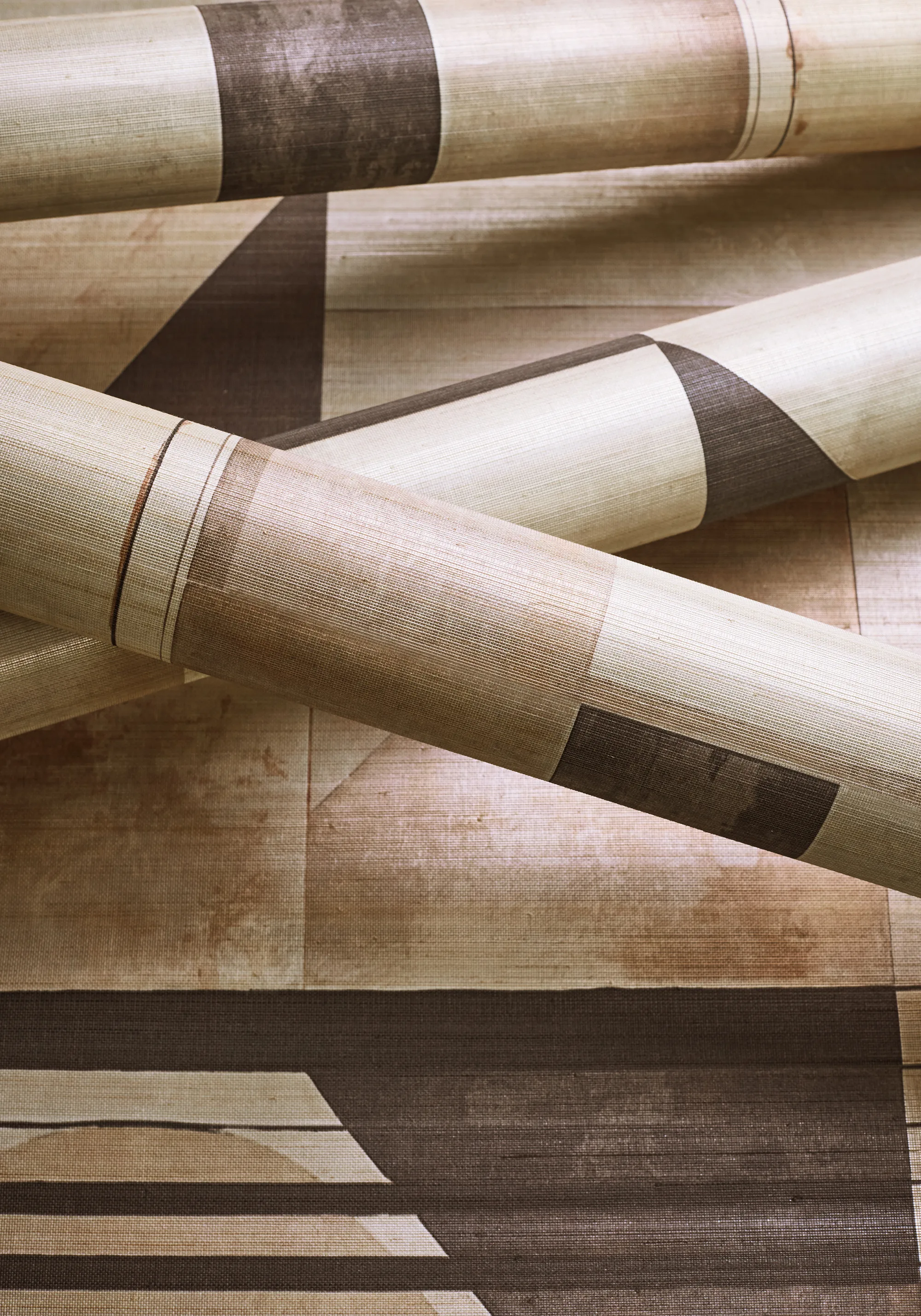 Thibaut Galaxy Mural in Graphite and Champagne (TM24433)