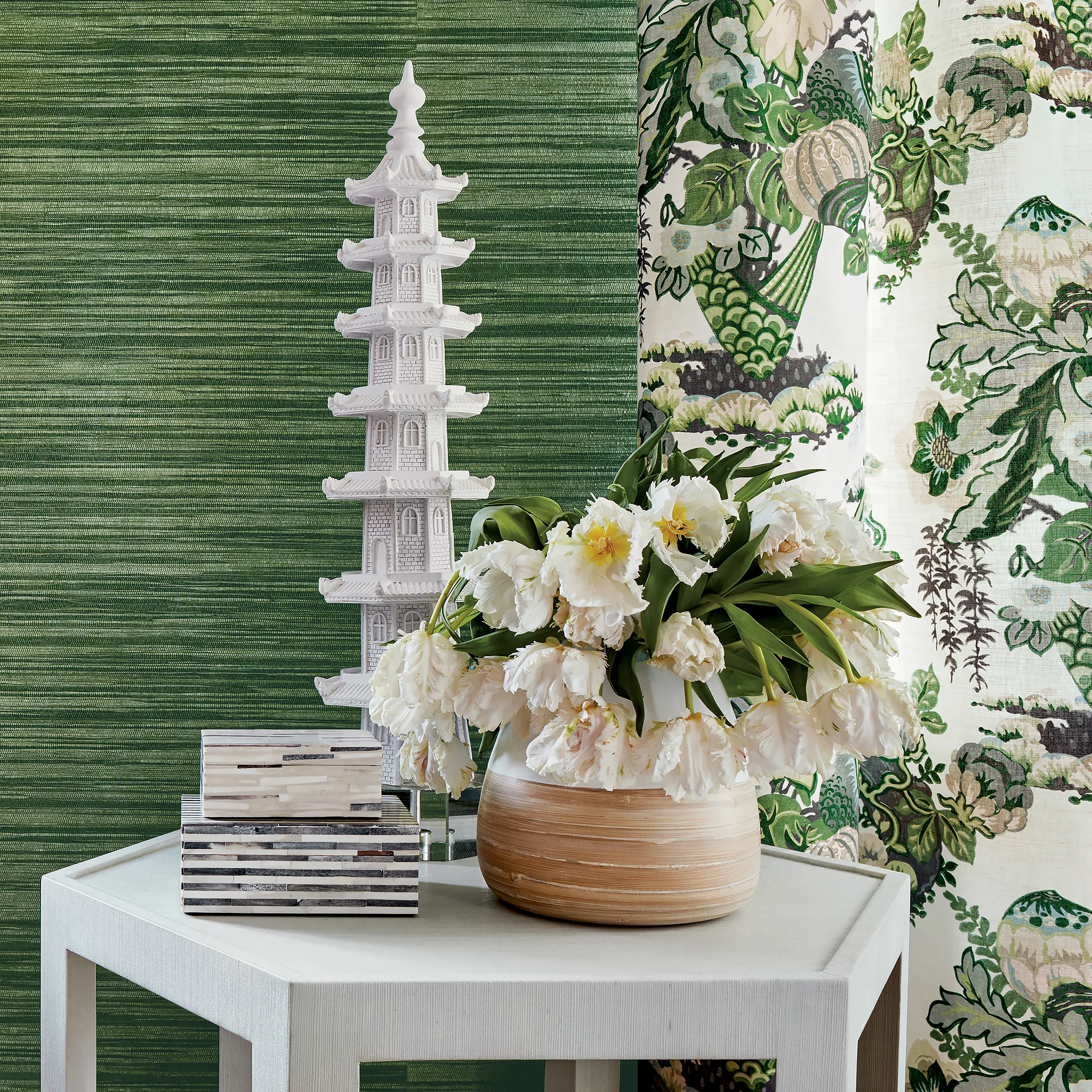 Anna French Gaya in Emerald Green (AT9657)