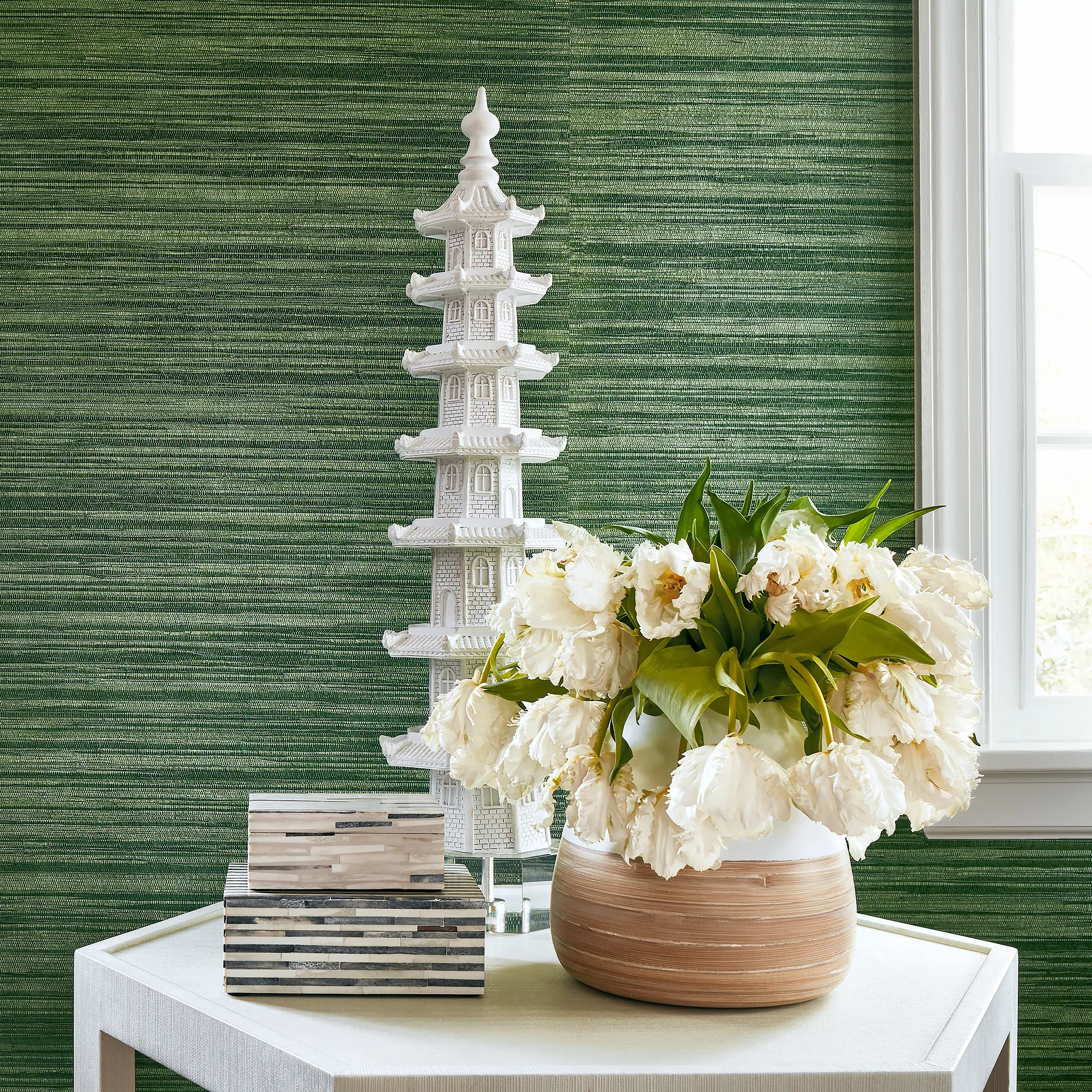 Anna French Gaya in Emerald Green (AT9657)