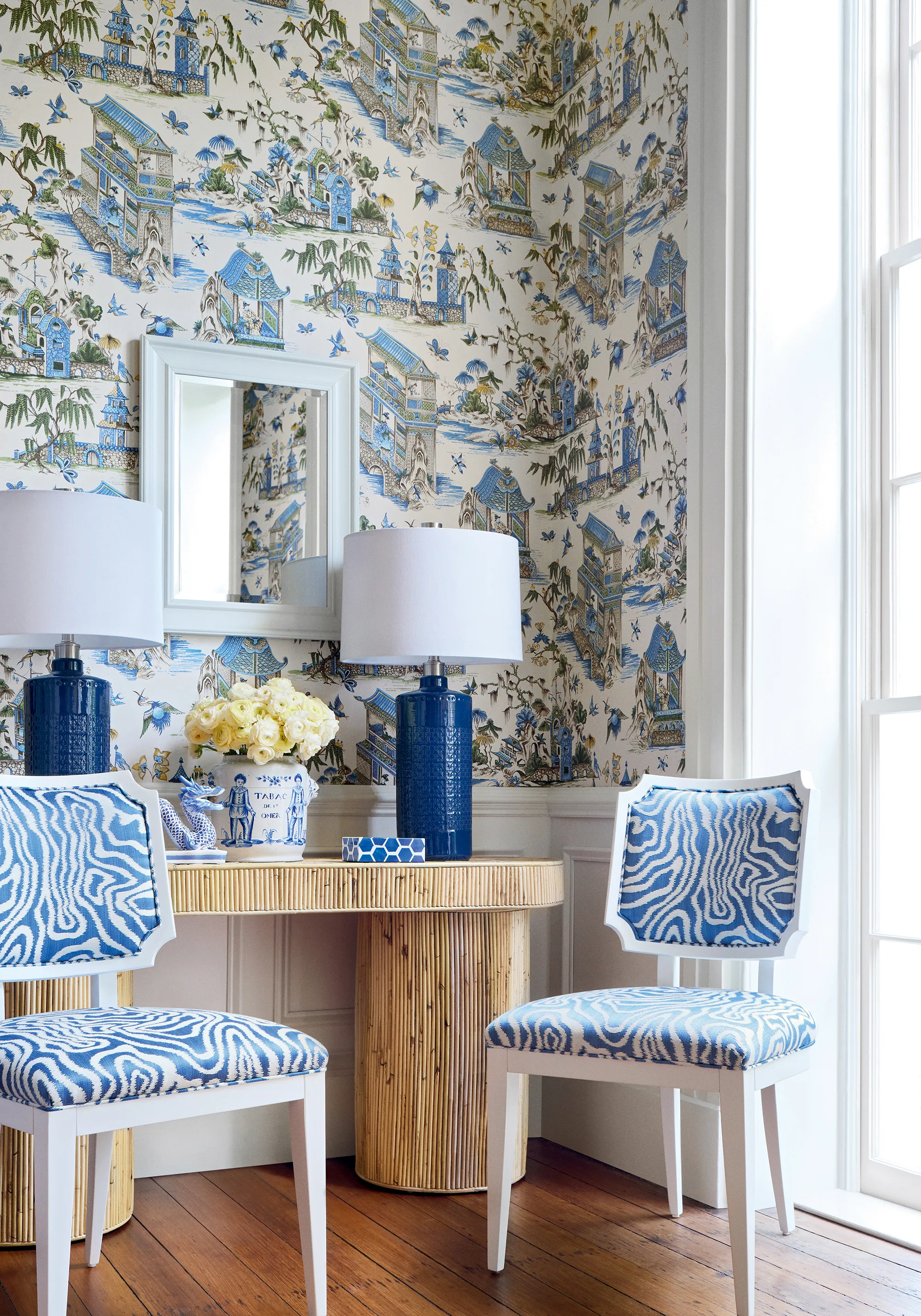 Thibaut Grand Palace in Blue and Green (T13613)