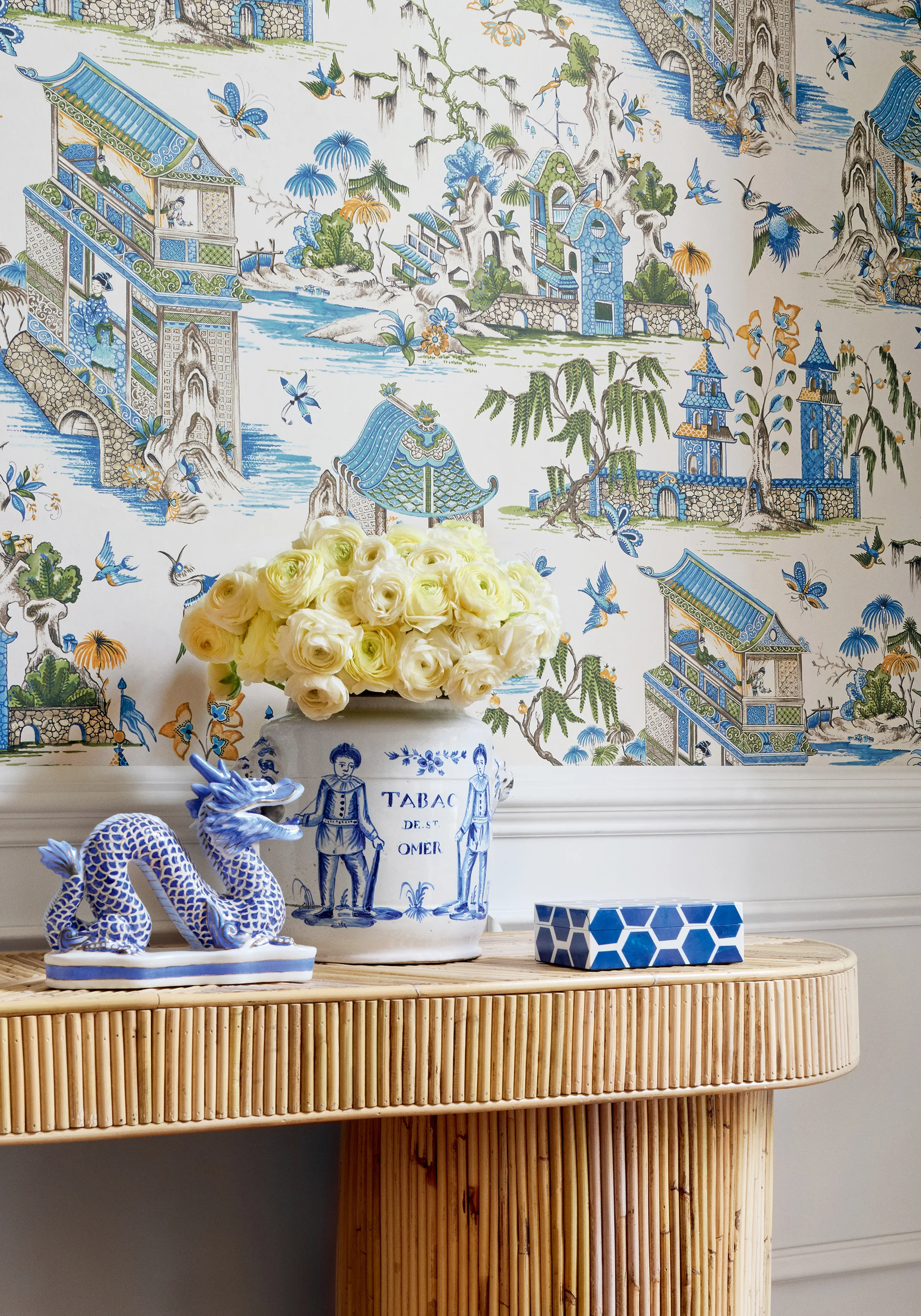 Thibaut Grand Palace in Blue and Green (T13613)