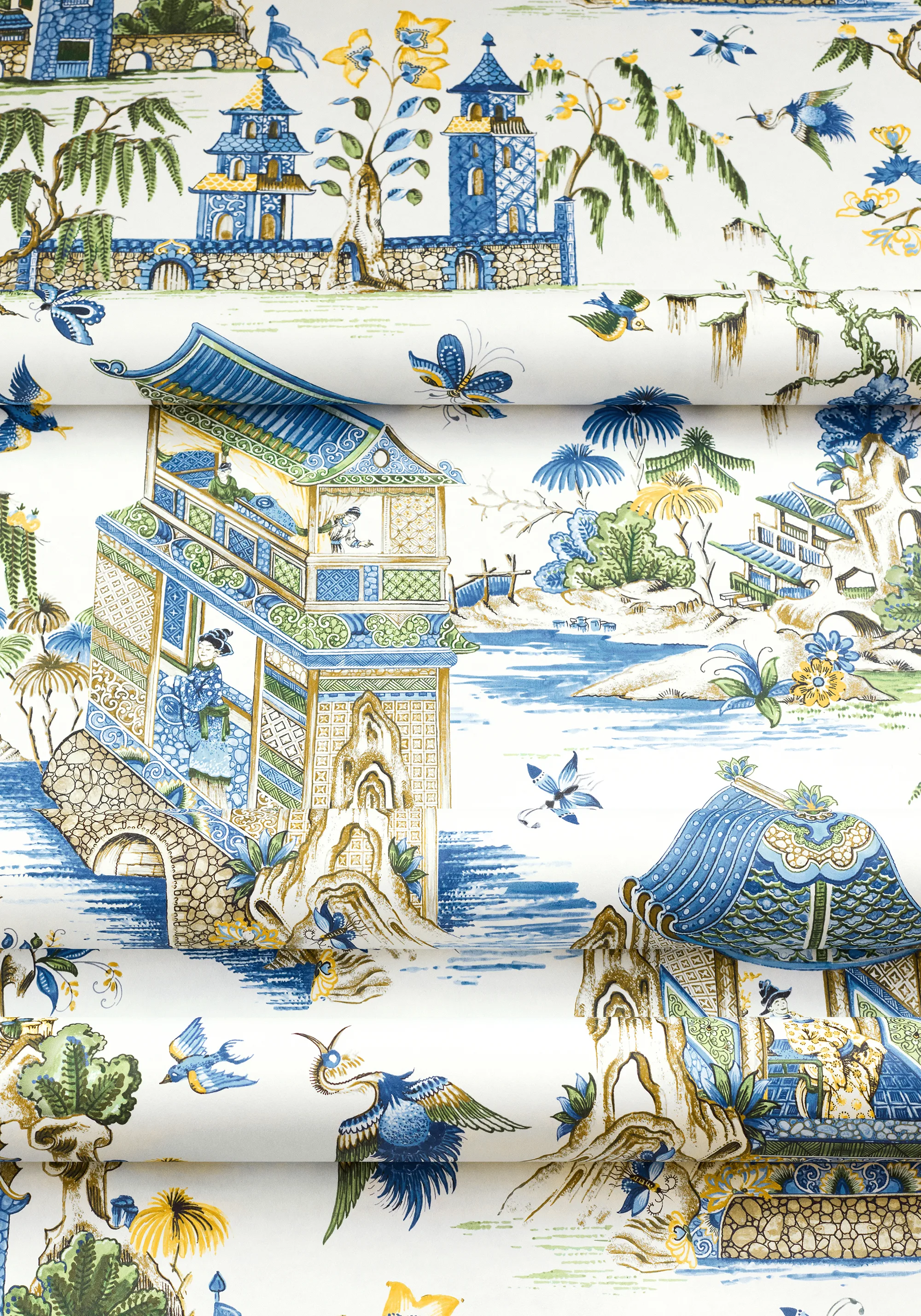 Thibaut Grand Palace in Blue and Green (T13613)