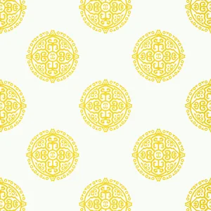 Thibaut Halie Circle in Yellow (T36168)