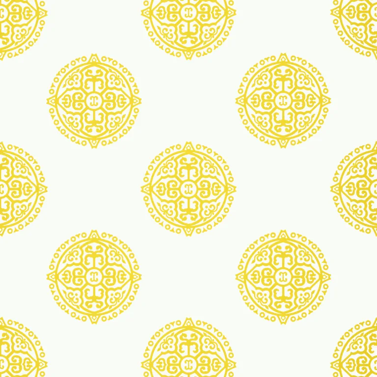 Thibaut Halie Circle in Yellow (T36168)