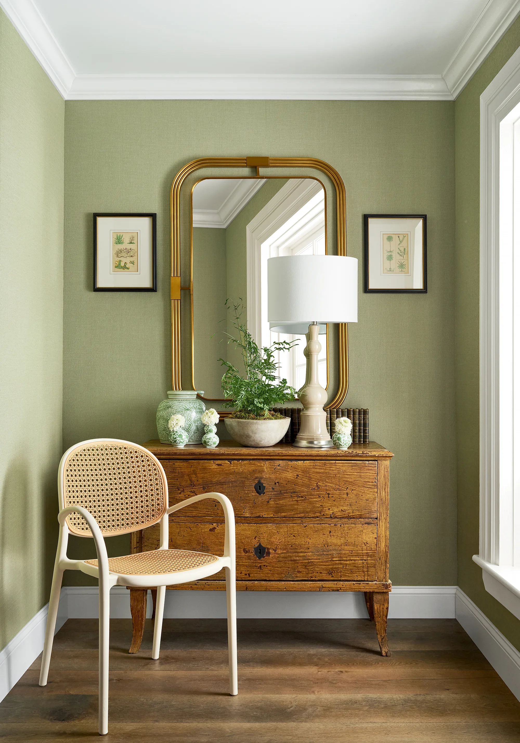 Thibaut Hampton in Apple Green (T10346)
