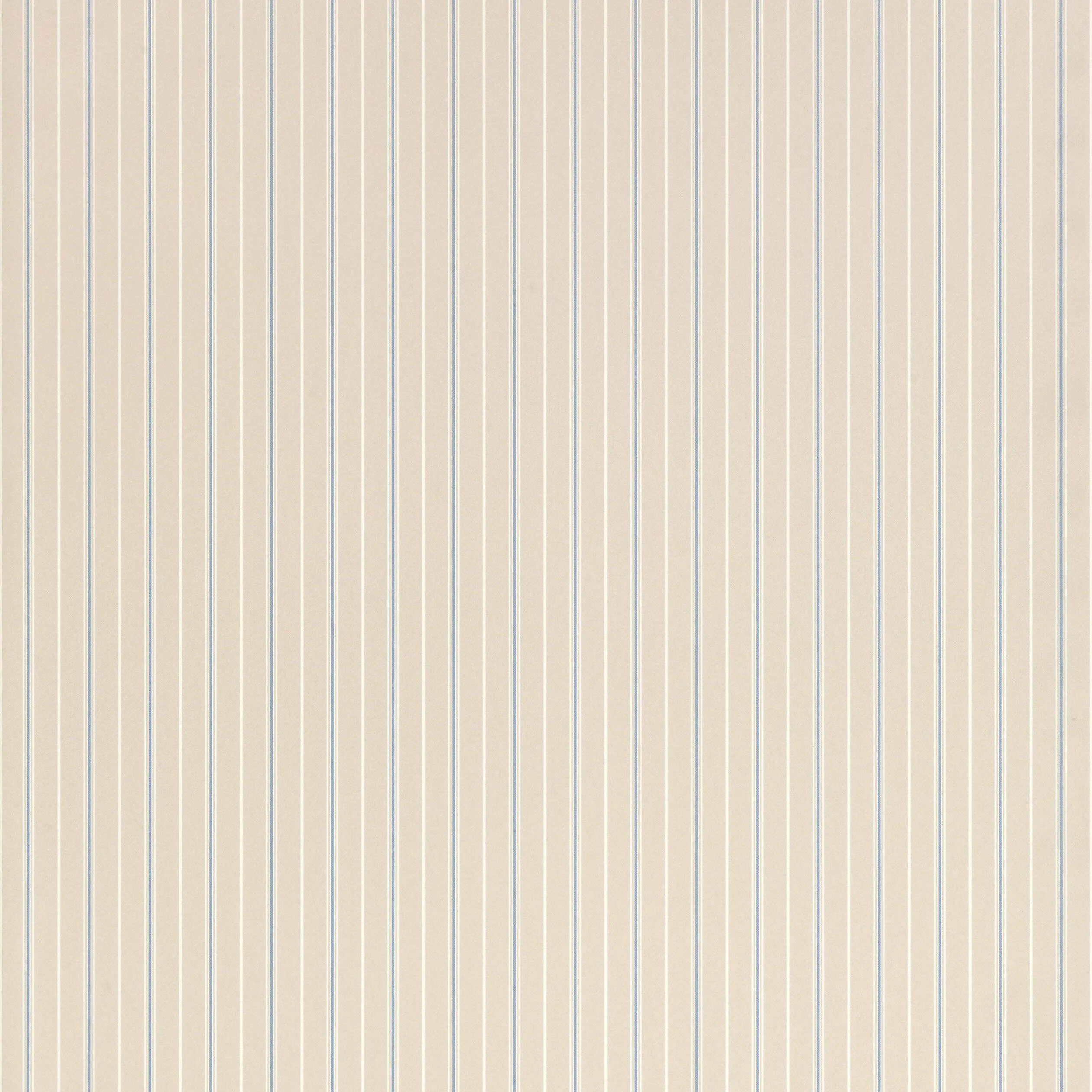Thibaut Harrison Stripe in Blue and Linen (T1010)