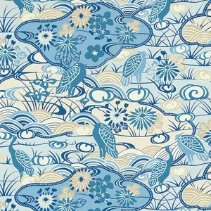 Thibaut Heron Stream in Blue (T13332)