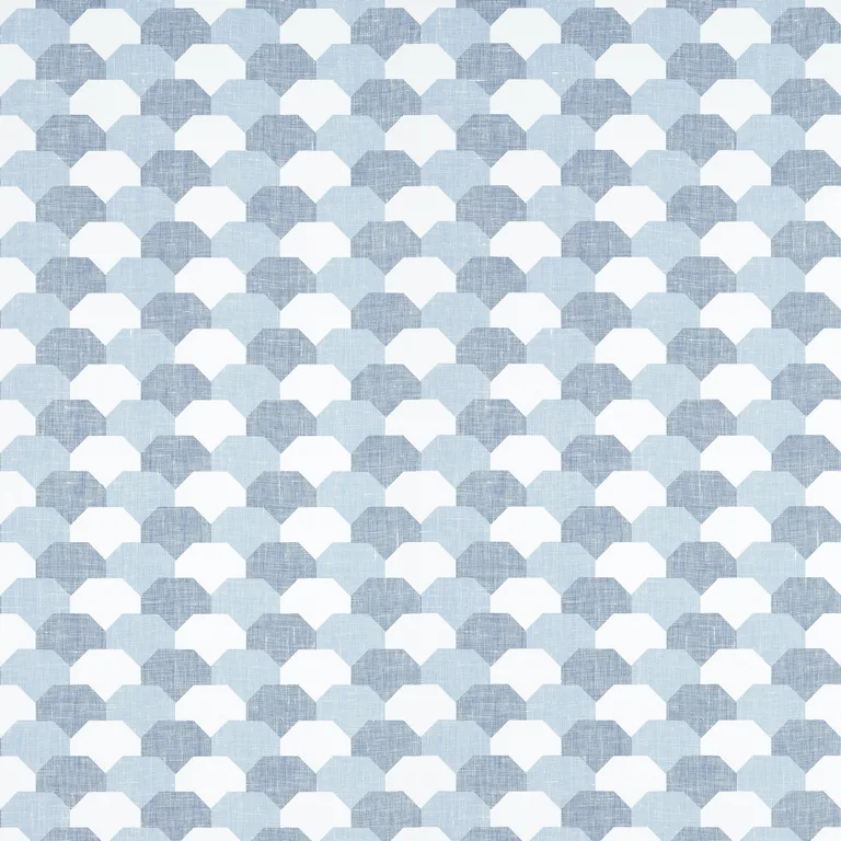 Thibaut Hidden Hills in Navy and White (T27010)